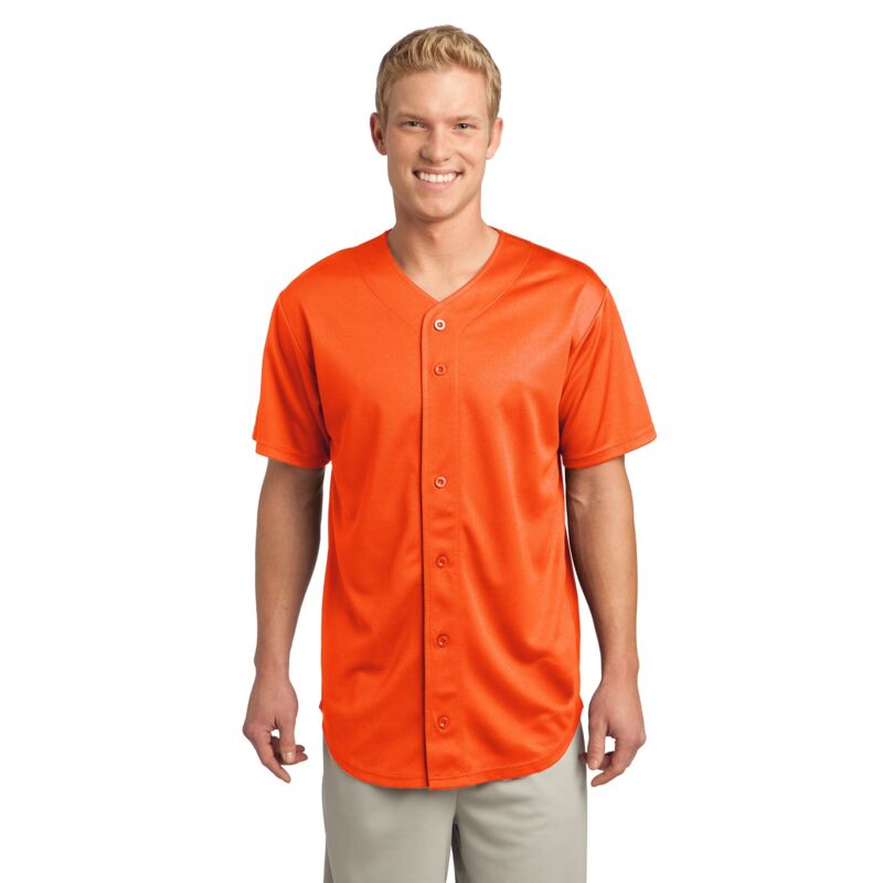 PosiCharge ® Tough Mesh Full Button Jersey Thumbnail