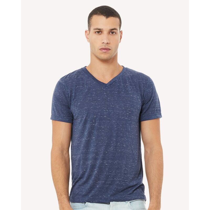 Unisex Textured Jersey V-Neck Tee Thumbnail