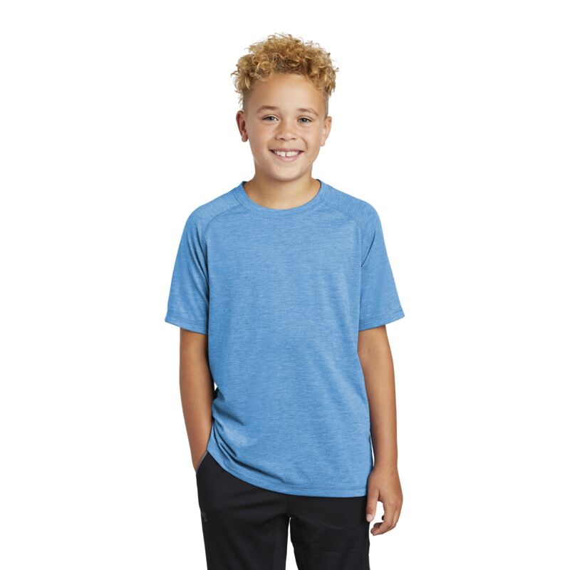 Youth PosiCharge ® Tri Blend Wicking Raglan Tee Thumbnail