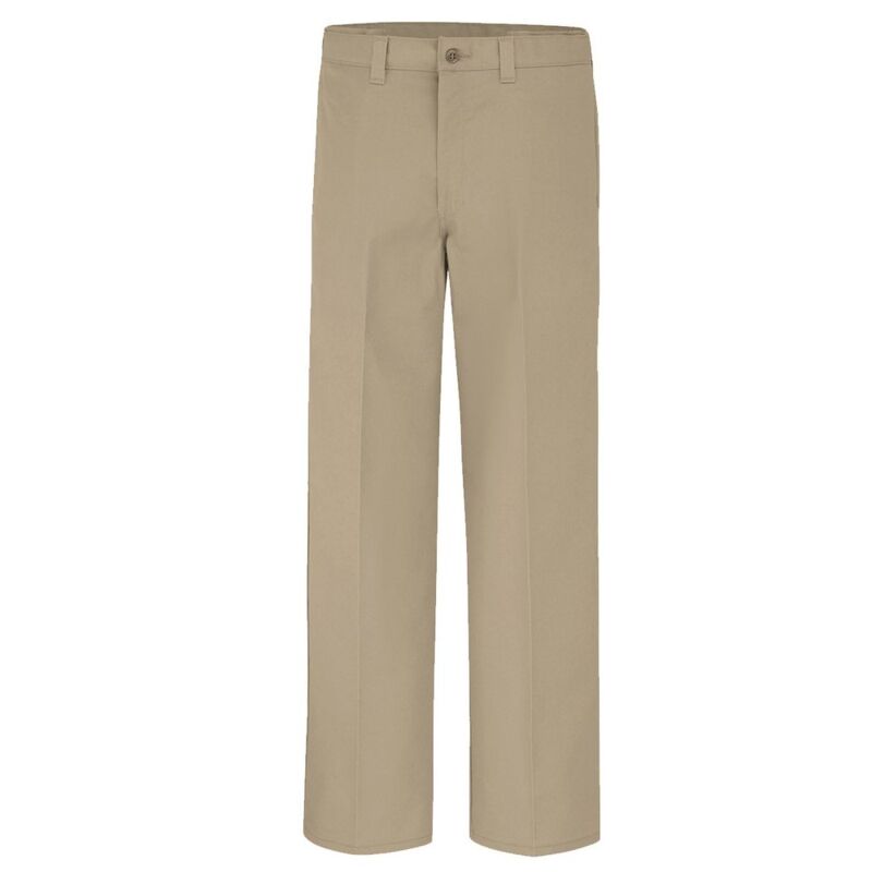 Men's Odd Sizes Industrial Flat Front Comfort Waist Pants Thumbnail